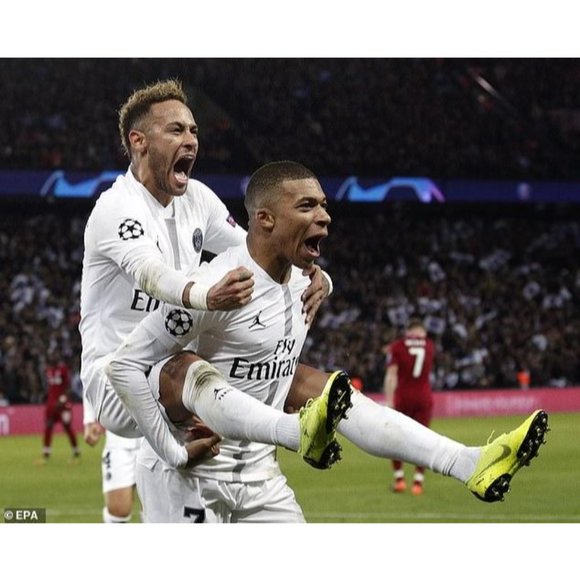 Neymar Psg Paris Saint Germain JORDAN PLAYER ISSUE 2018 2019 Third Soccer Jersey - Picture 13 of 13